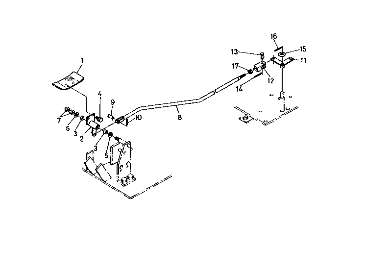 Control Pedal (Swivel/Swing Change)