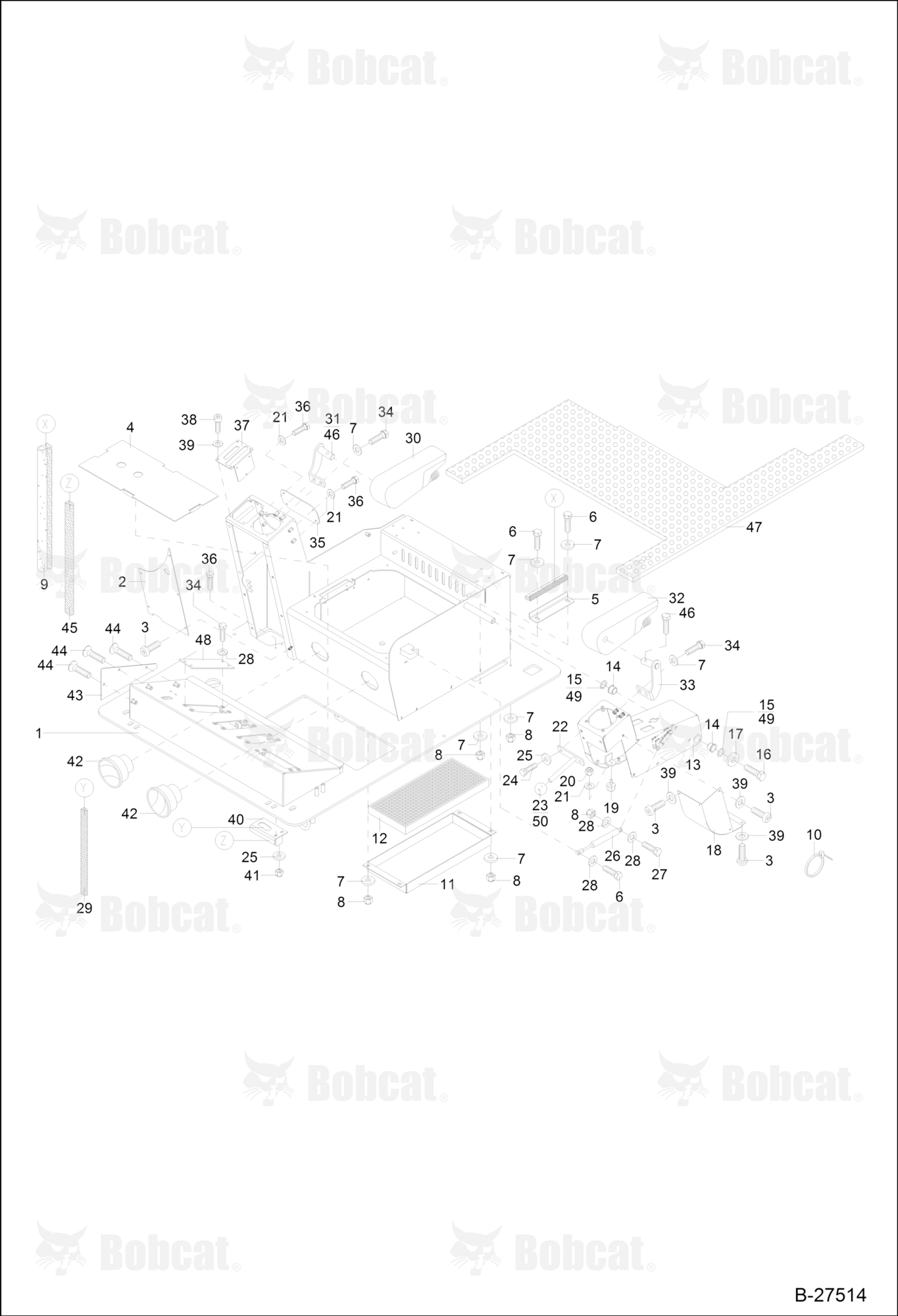 Floor Frame  120000A97 - 120000A0497