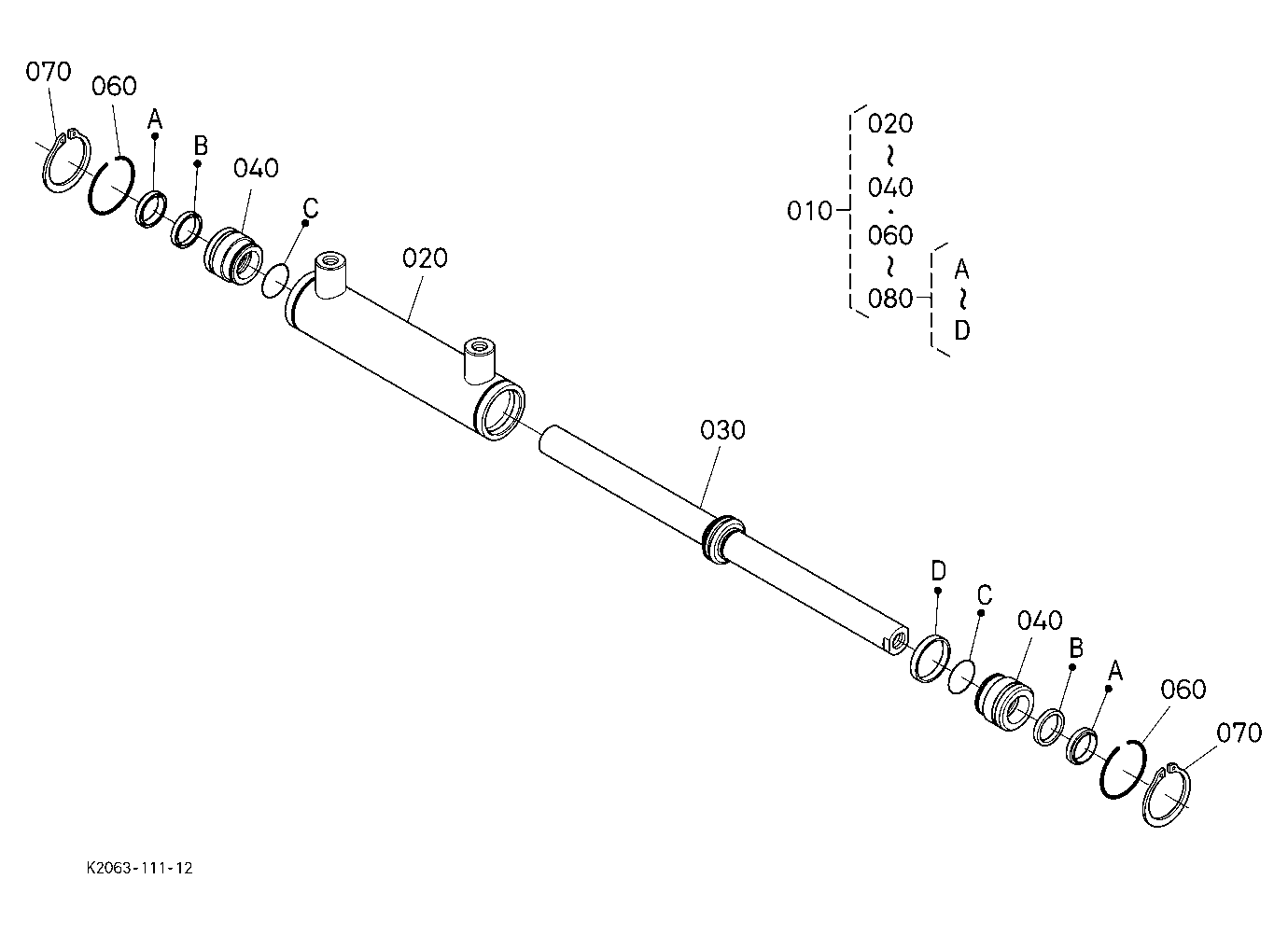 Steering Cylinder [Component Parts]