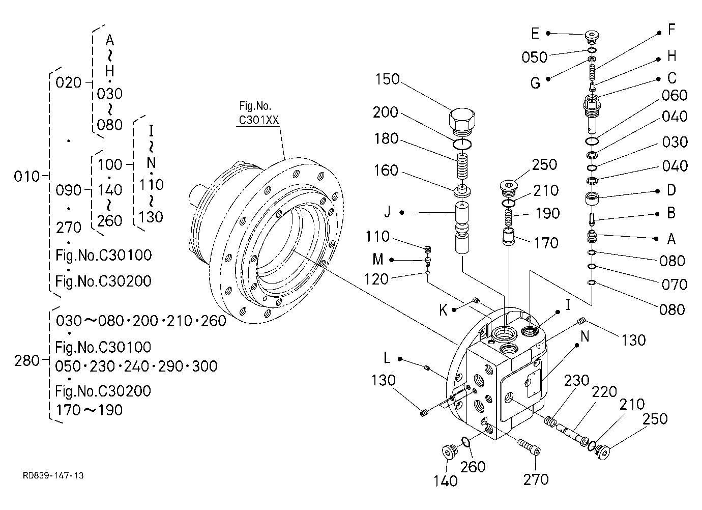Drive Motor (Valve) [Component Parts]
