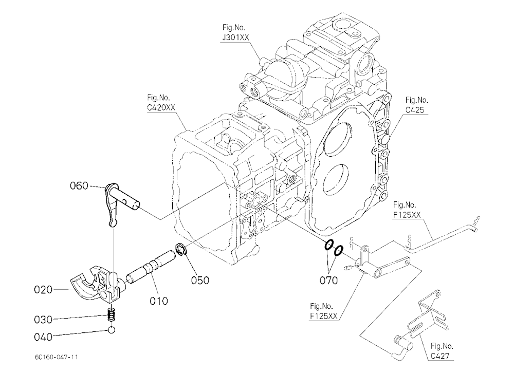 Pto Gear Shift Fork