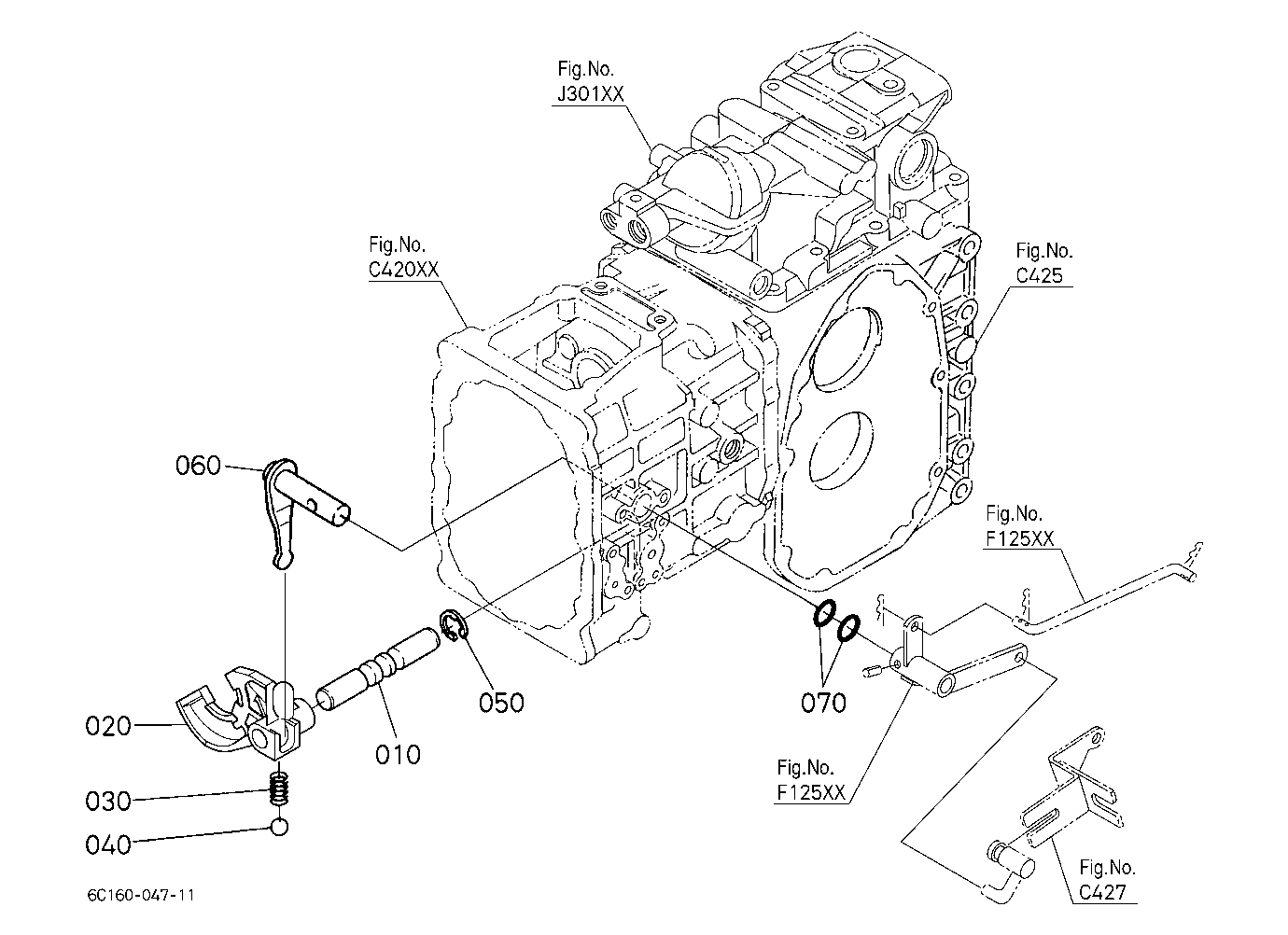 Pto Gear Shift Fork
