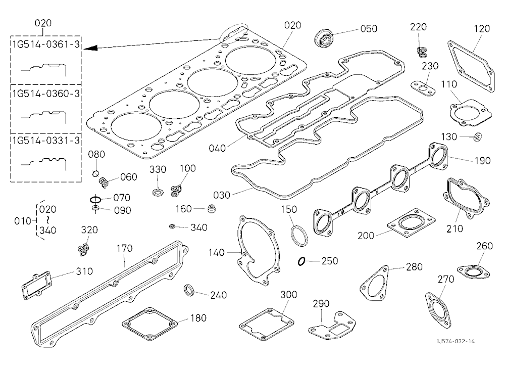 Upper Gasket Kit