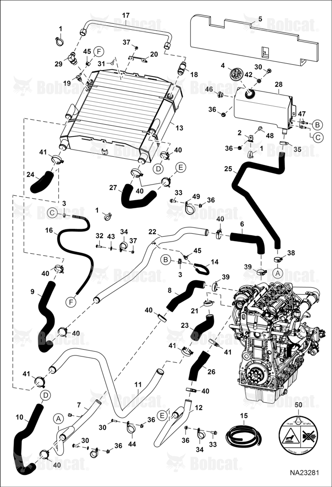 Engine & Attaching Parts (Cooling Group)