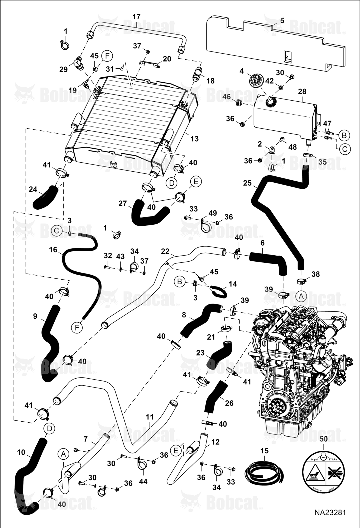 Engine & Attaching Parts (Cooling Group)