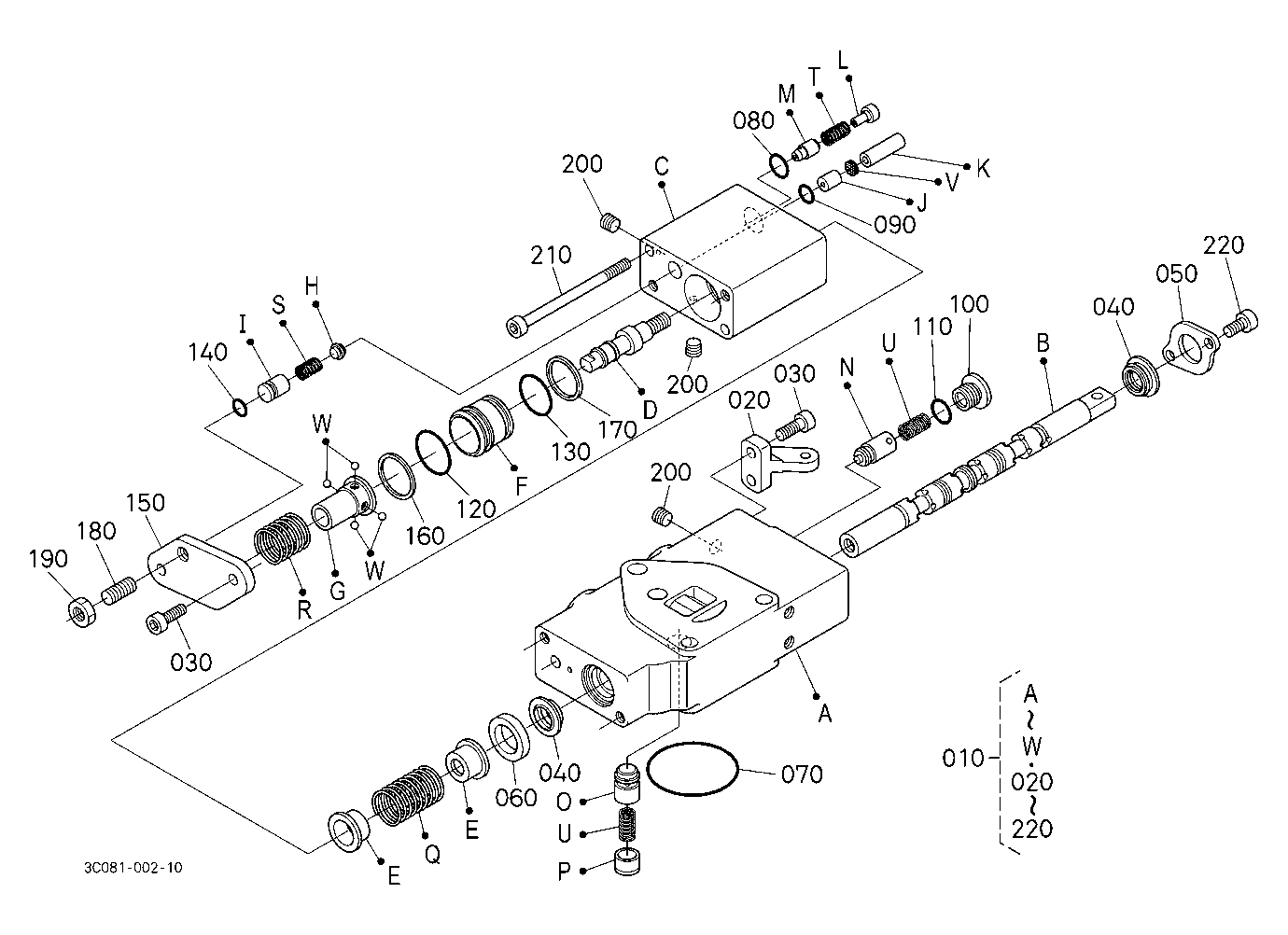 Auxiliary Control Valve (Scd) [Component Parts]