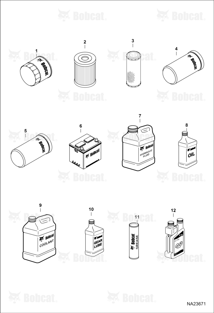 Maintenance Items (Service Parts)