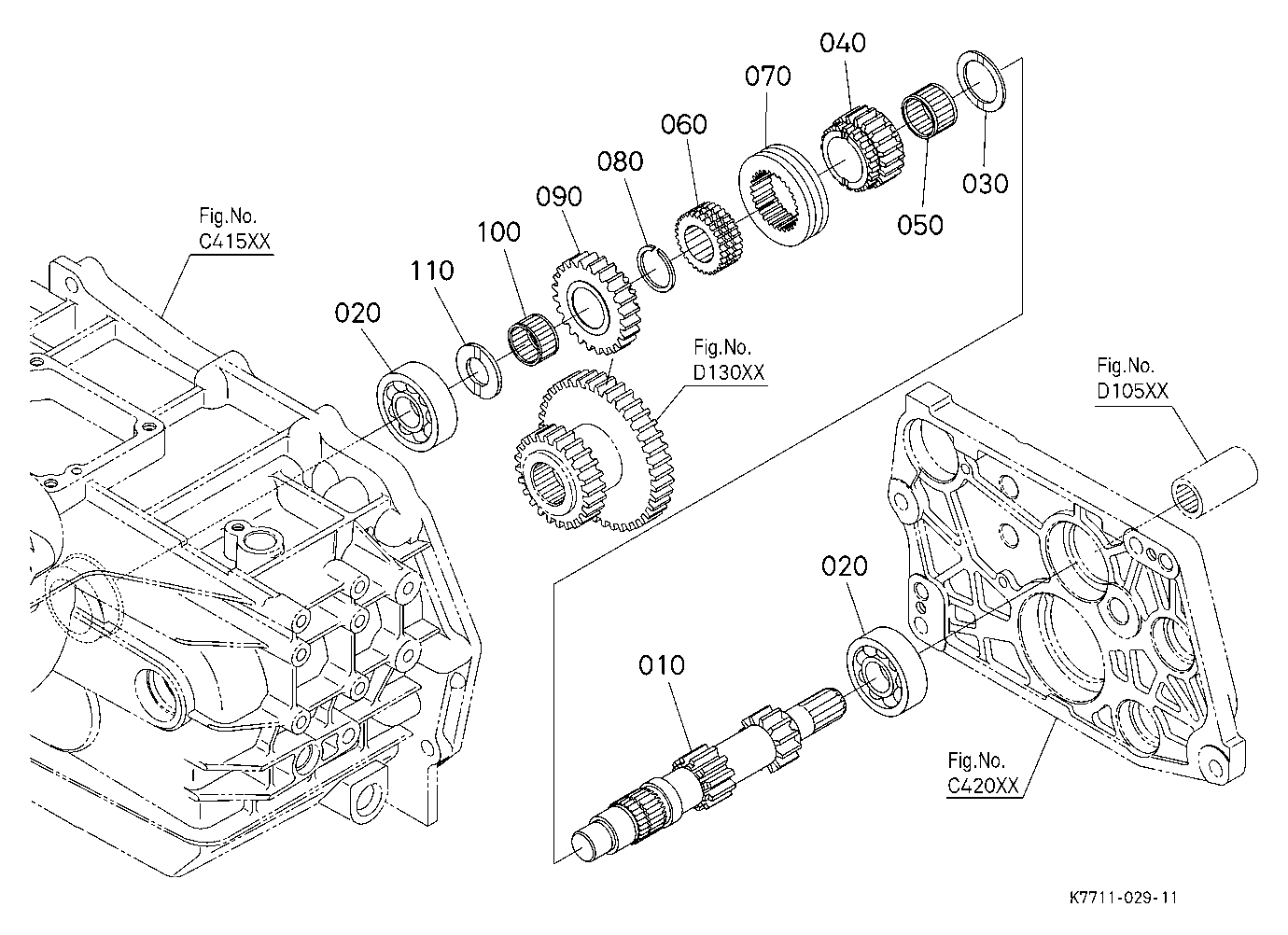 Range Gear Shaft