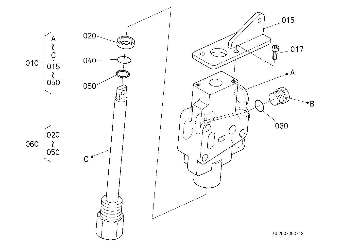 Auxiliary Control Valve [Component Parts] [Option]