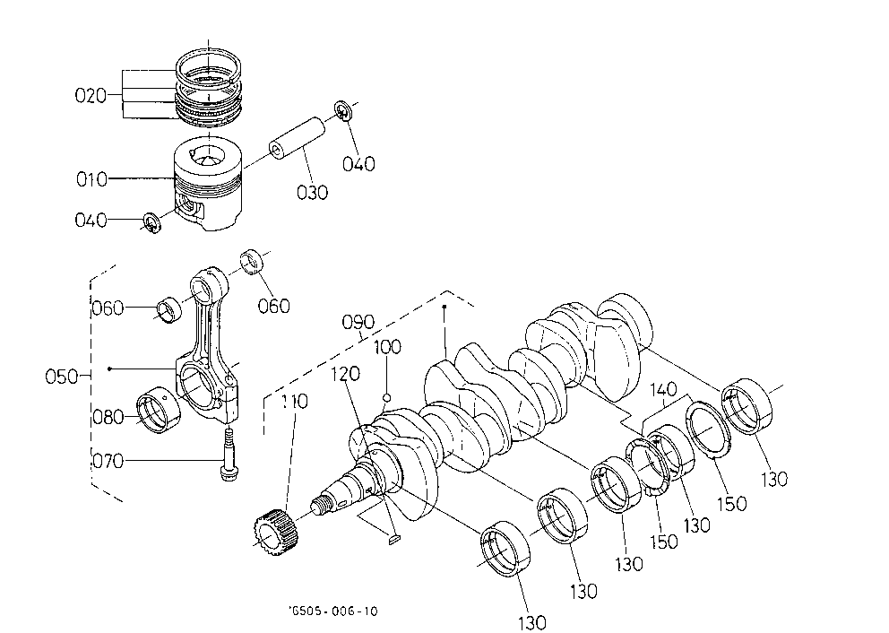 Piston And Crankshaft