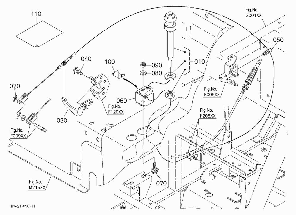 HAND THROTTLE KIT (W/G.No.V5243) [OPTION]