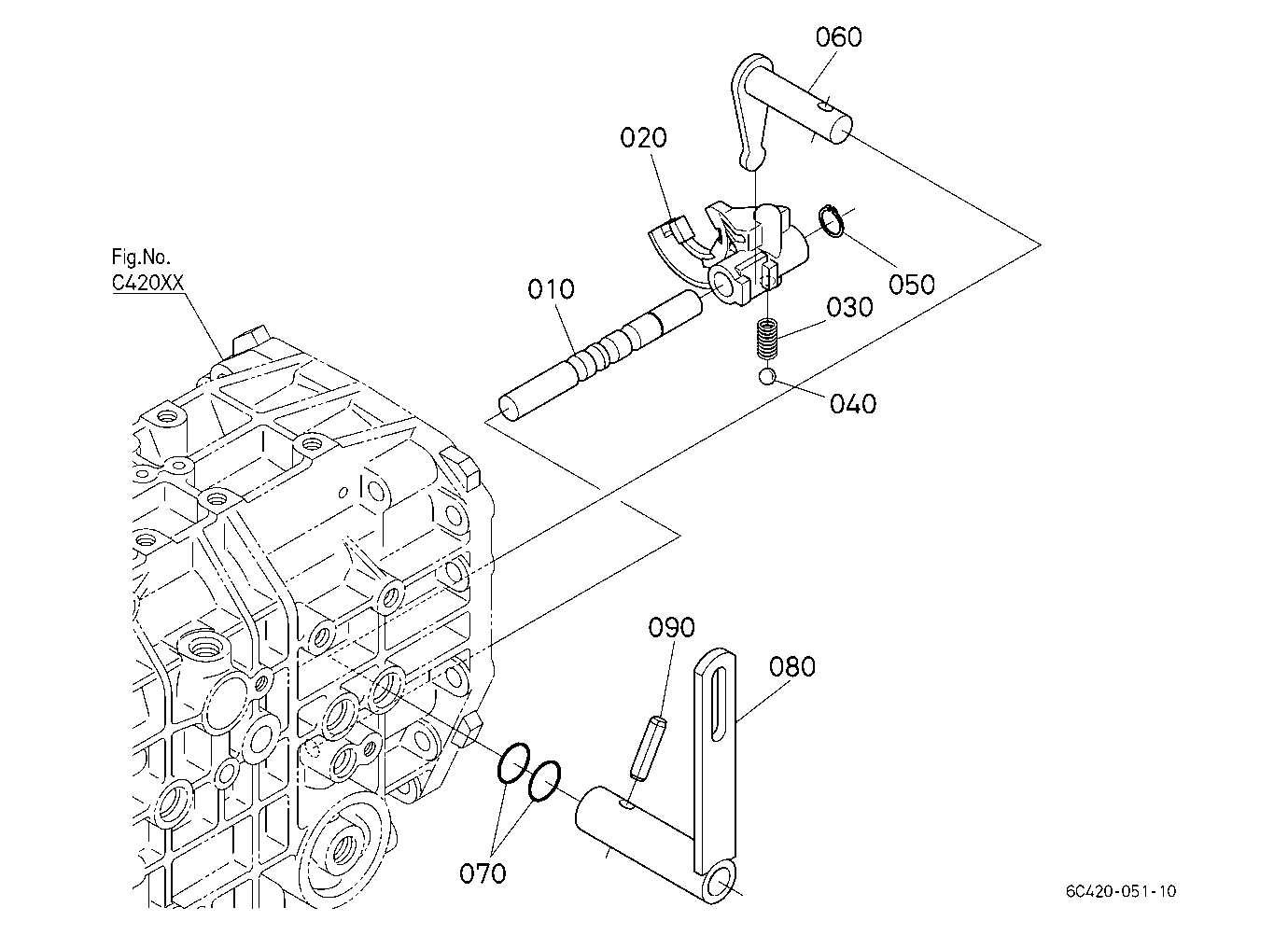 Range Gear Shift Fork