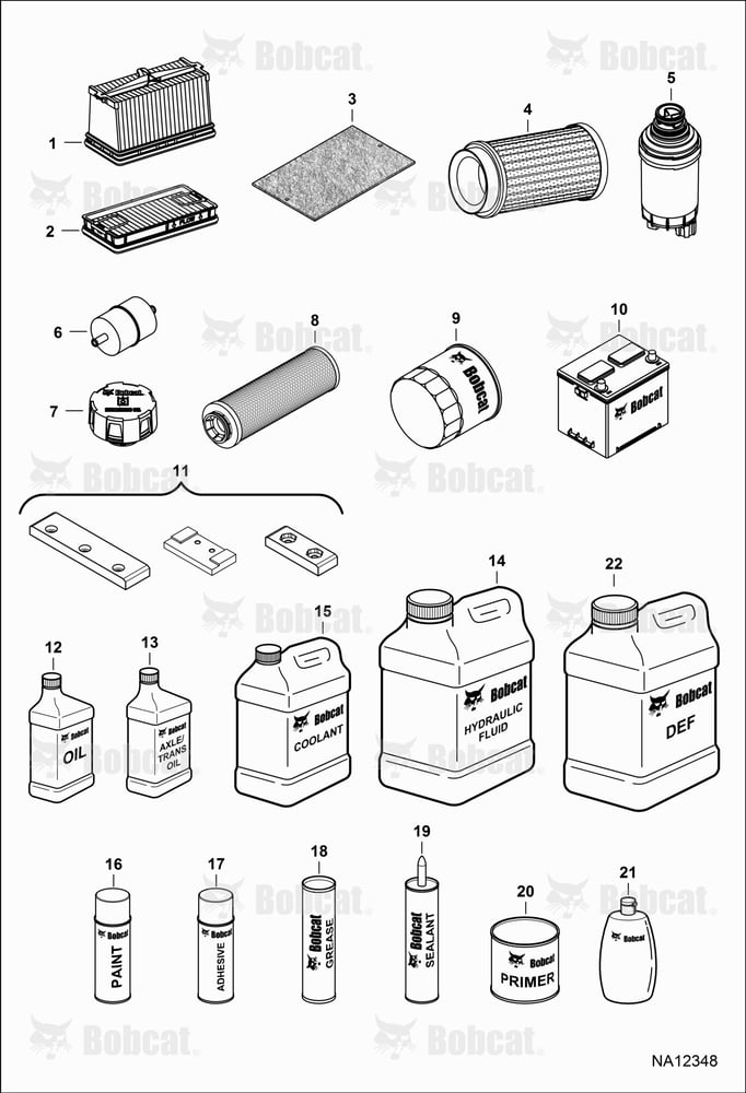 Maintenance Items (Service Parts)
