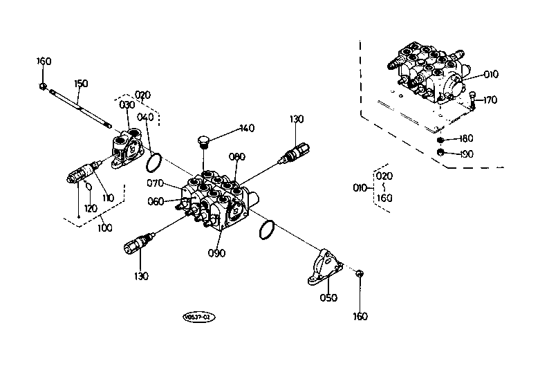 Control Valve (1) (S/P) and Component Parts