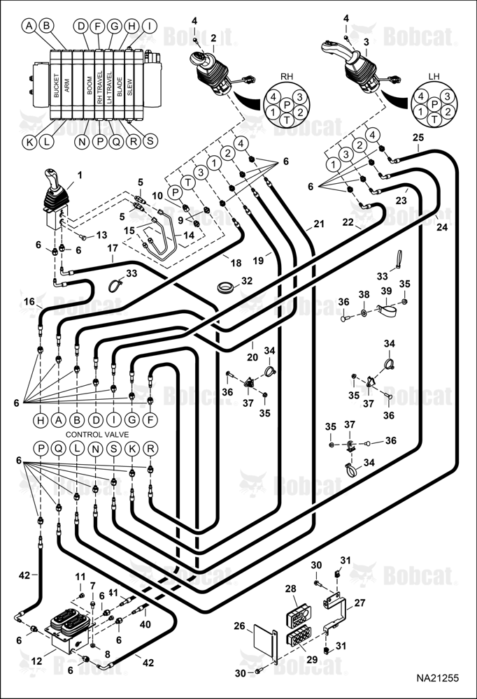 Hydraulic Circuitry (Pilot W/O JPS)
