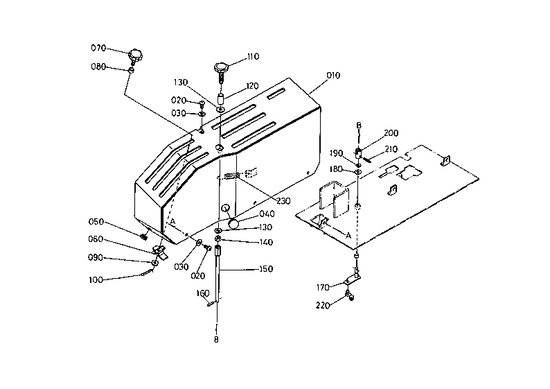 Hyd.Control Lever Guide