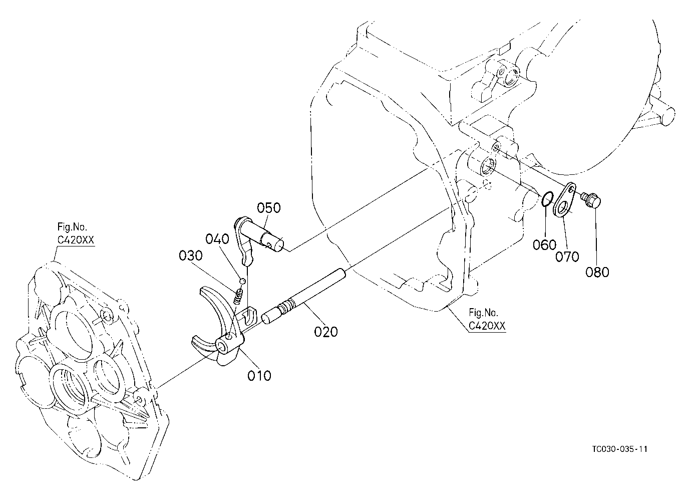 Range Gear Shift Fork