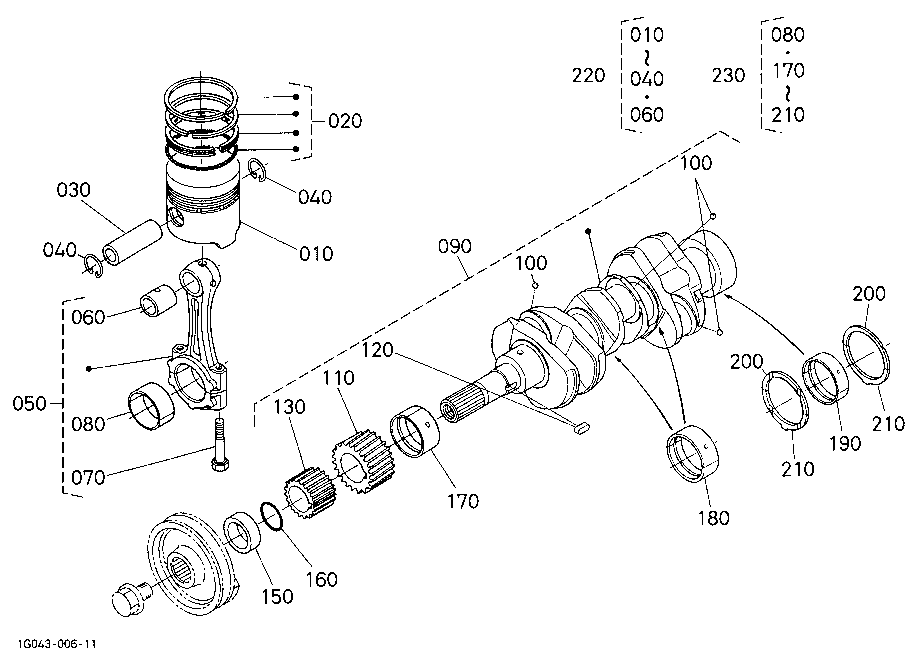 Piston And Crankshaft
