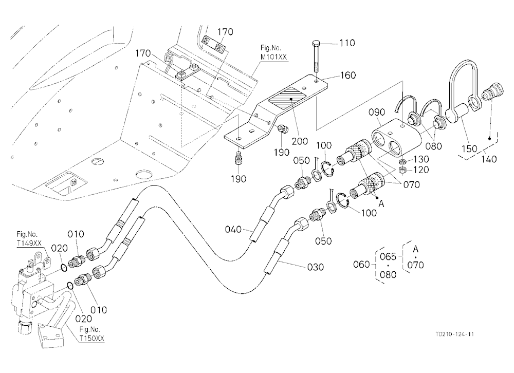Auxiliary Control Valve Coupler (1St) (W/G No.L834