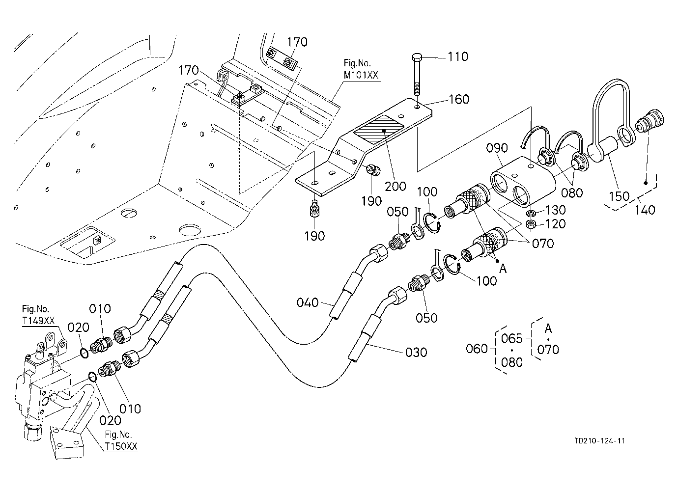 Auxiliary Control Valve Coupler (1St) (W/G No.L834