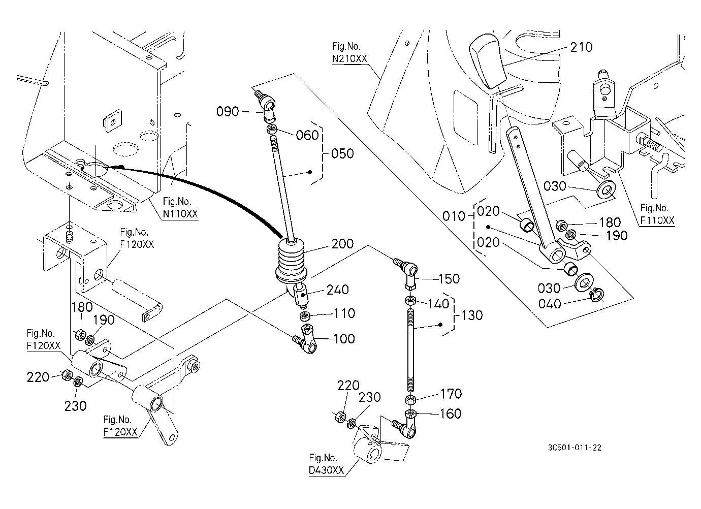 Range Gear Shift Lever