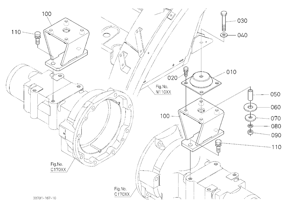 Cab Bracket Rear