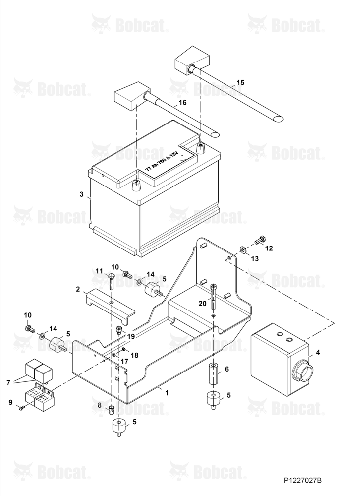 Battery With Plate