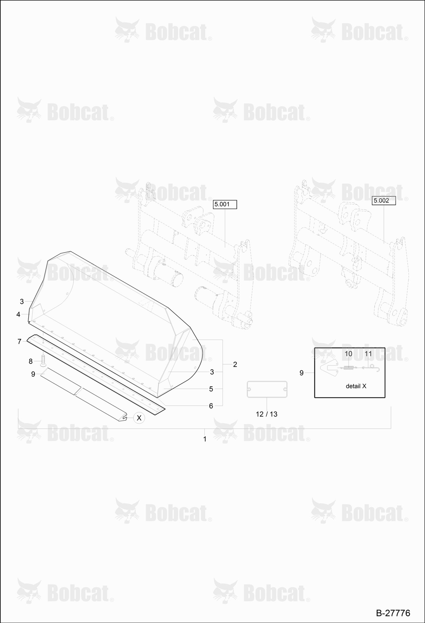 Light Material Bucket - 2050MM