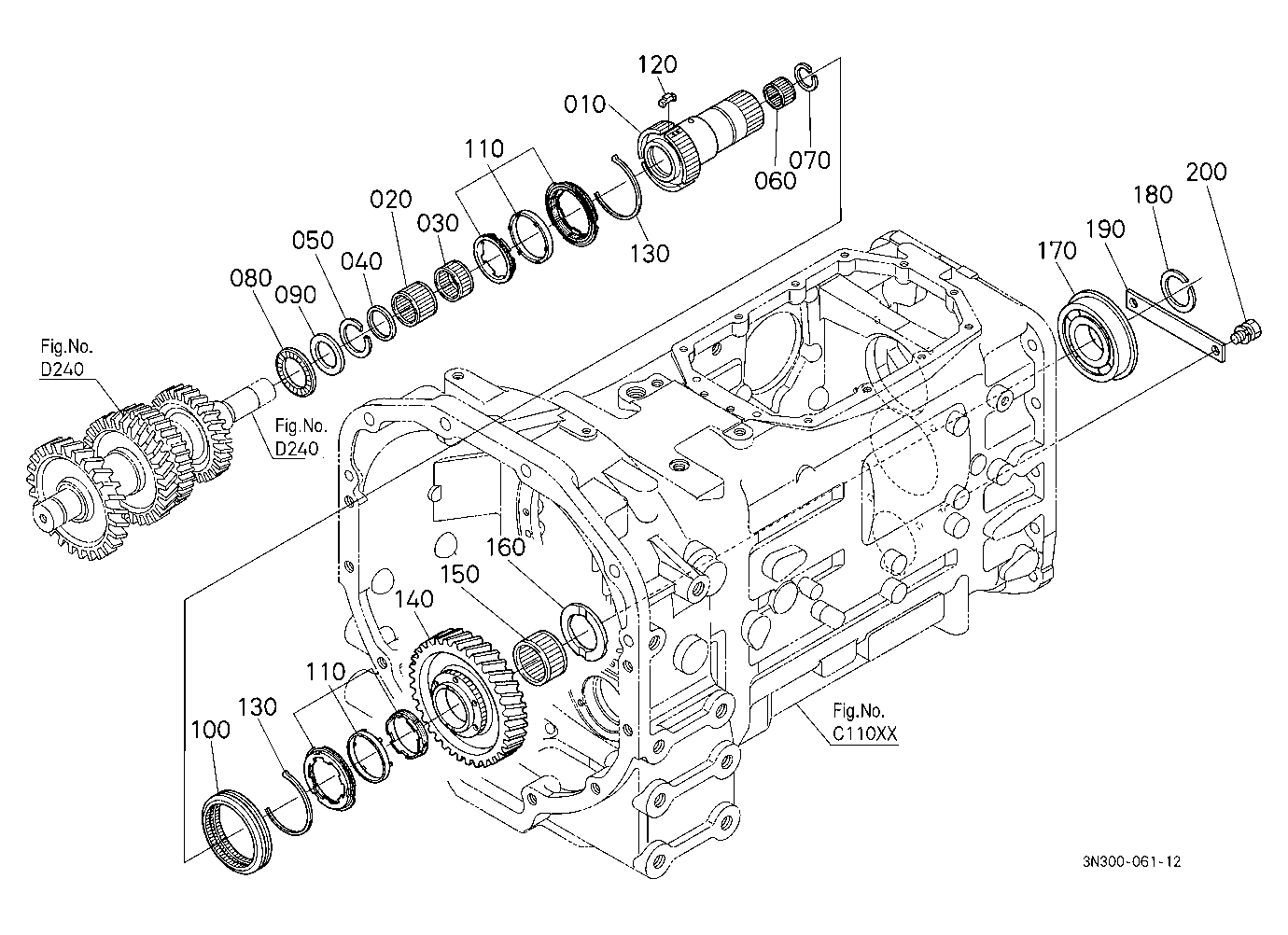 Main Gear Shift Shaft And Range Gear Shaft [Except