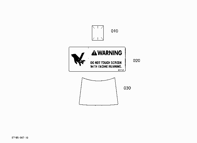 LABEL (ENGINE) (T2380A S.No.<=20953)