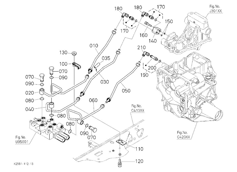Front Control Valve Kit (Oil Line) 2 [Option]