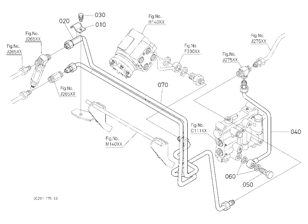 Hydraulic Oil Line (Shuttle/Controller)
