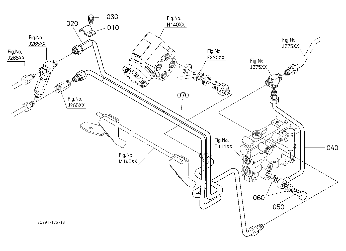 Hydraulic Oil Line (Shuttle/Controller)