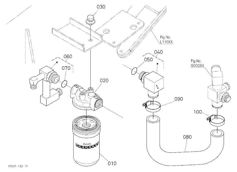 Oil Filter (Return) [Except High Flow]