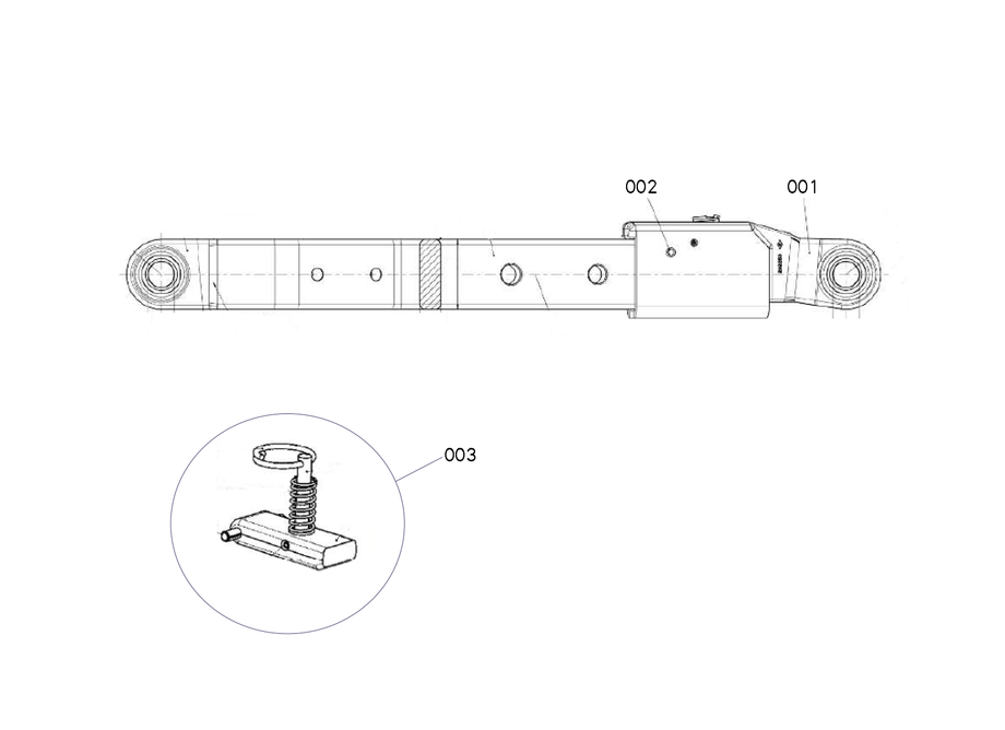 Lower Link Ball, Rh - Range 1