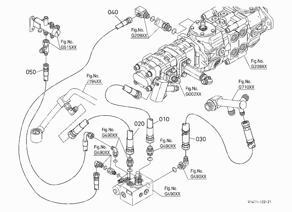 OIL PIPING (HIGH FLOW) [HIGH FLOW]