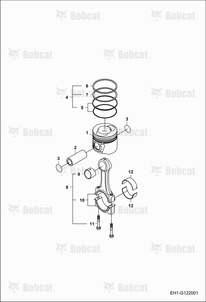 Piston Connecting Rod Group