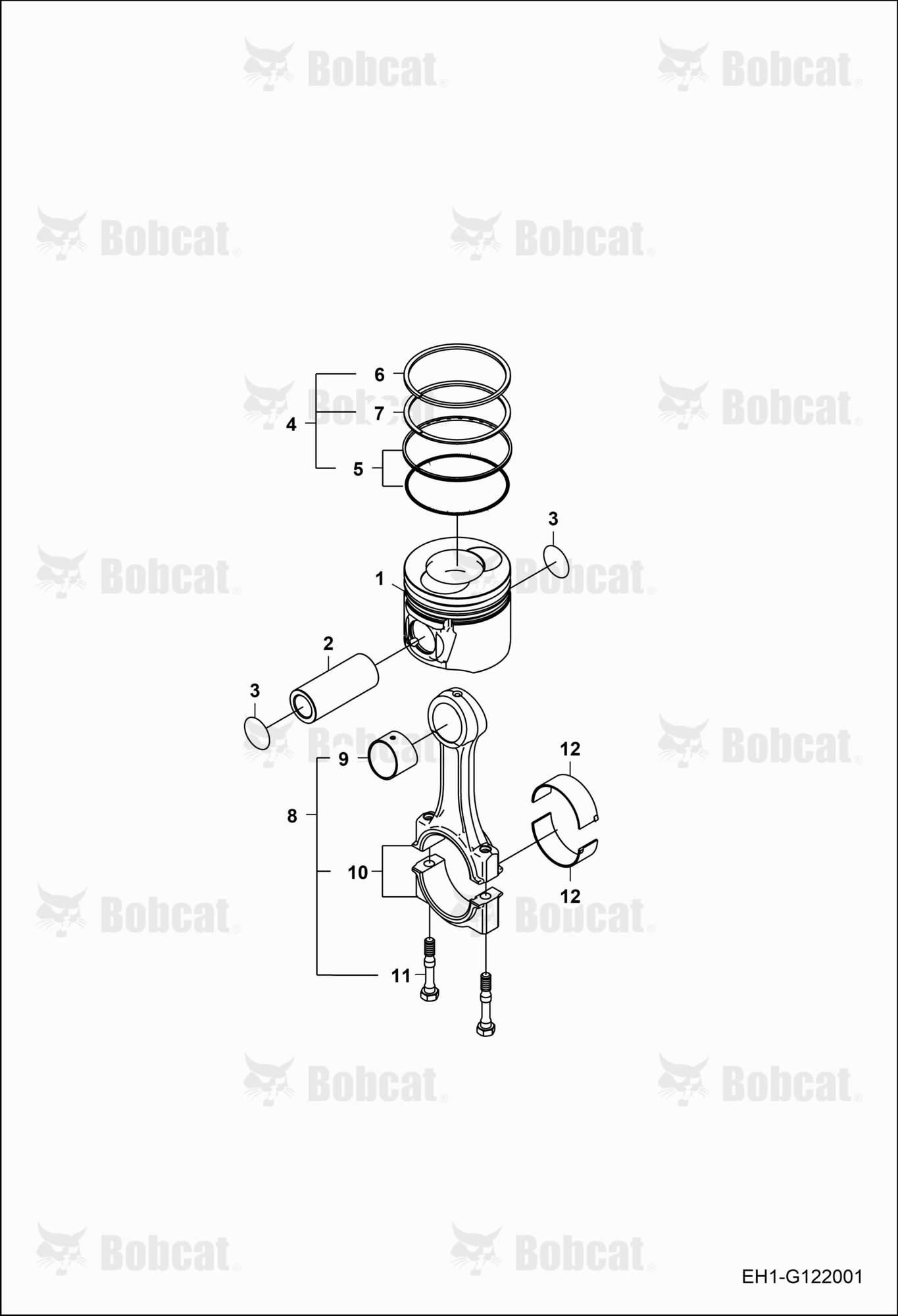 Piston Connecting Rod Group