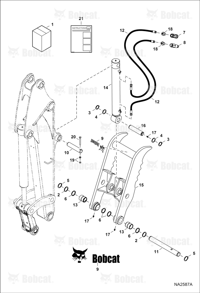 Clamp (Kit) (W/O X-Change) (Class 3) AJ6B00101 & Above