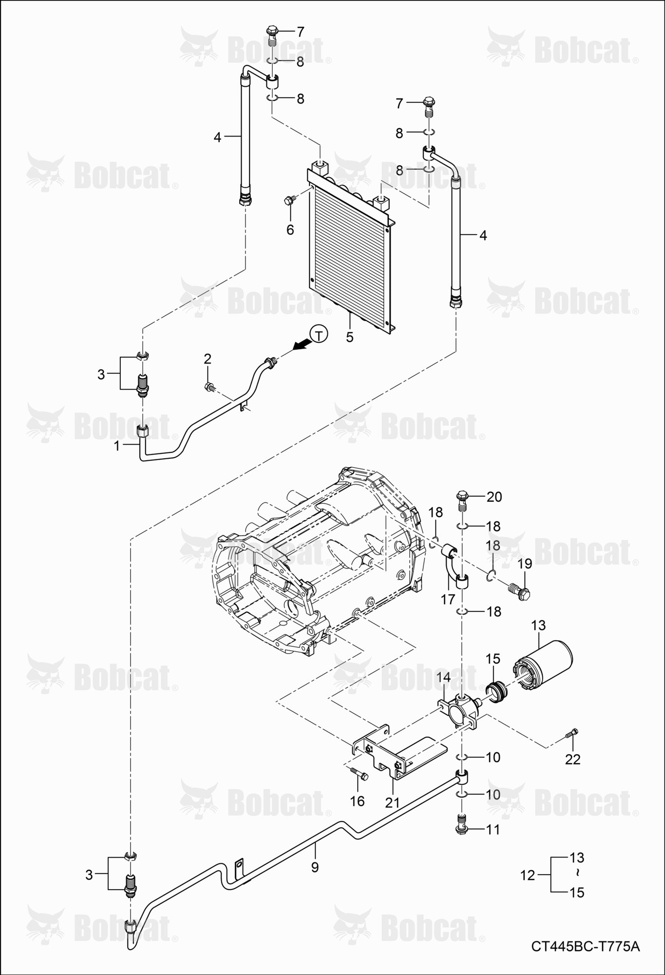 HST External Hydraulic Line Group