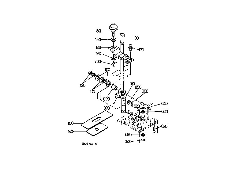 Control Lever (Pattern Selector)