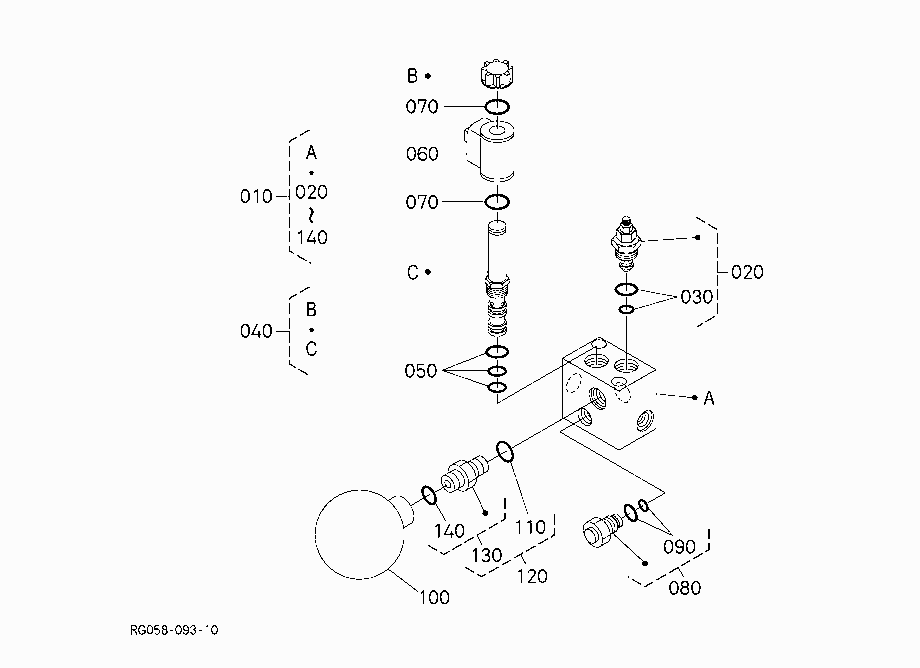 UNLOAD VALVE (COMPONENT PARTS)