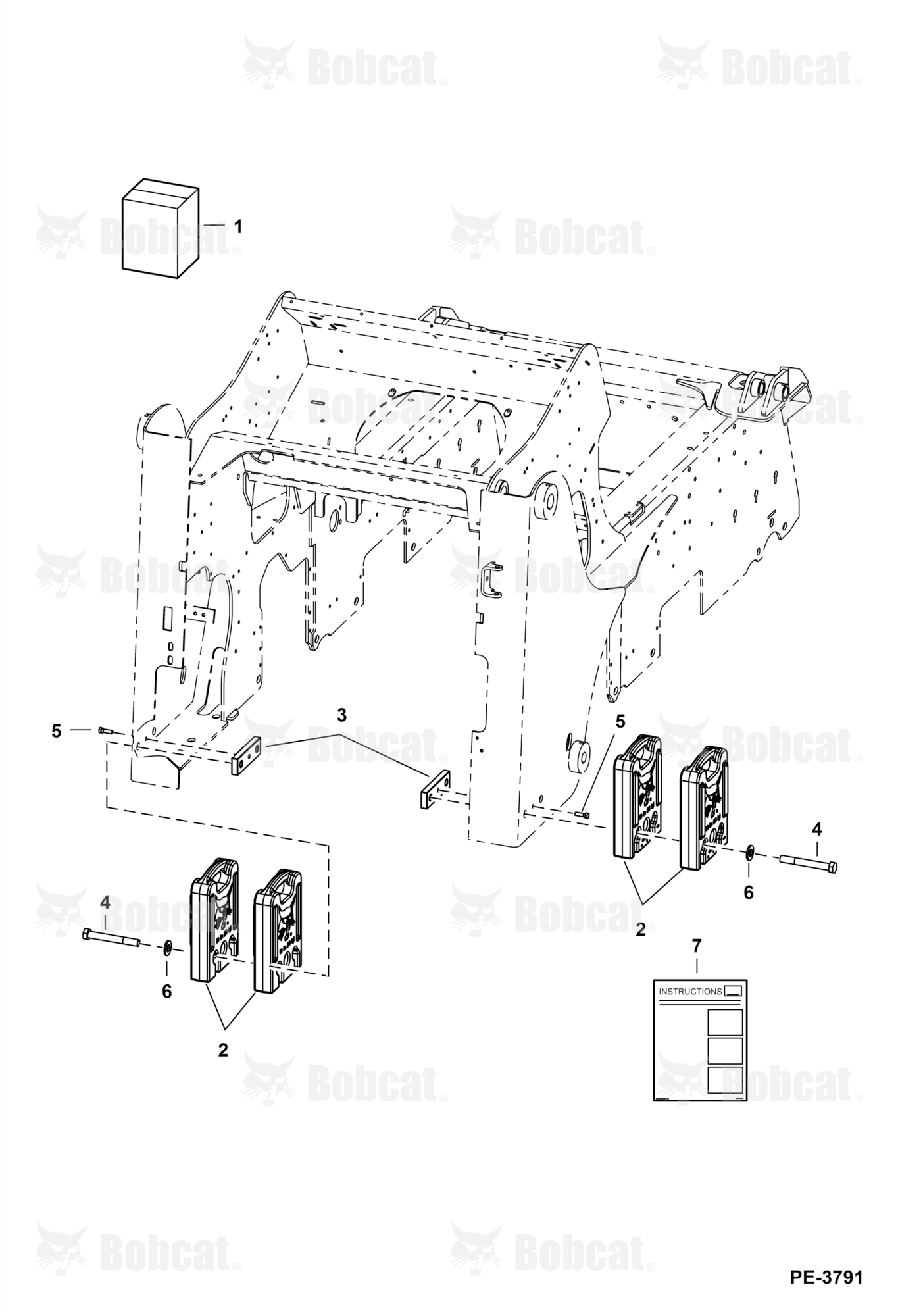 Counterweight Kit (200 lb) (91 kg)