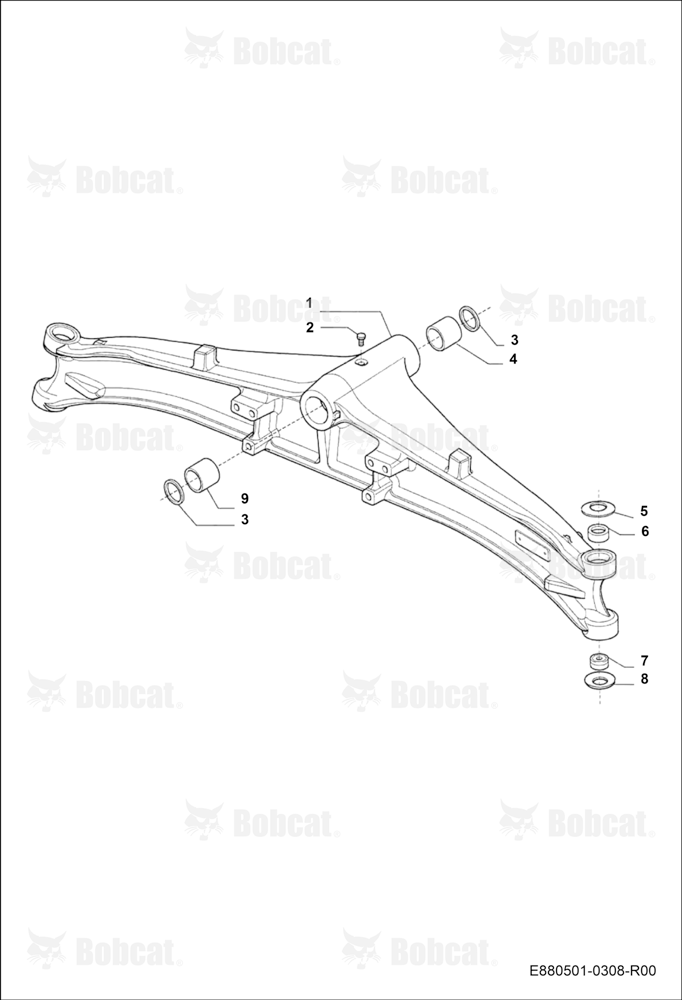 Front Axle - Axle Housing 2WD