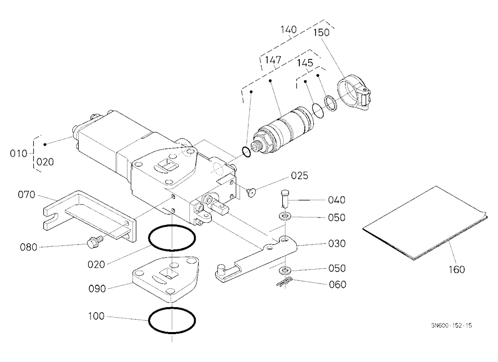 Auxiliary Control Valve Kit (Scd) (W/G No.M9517A)
