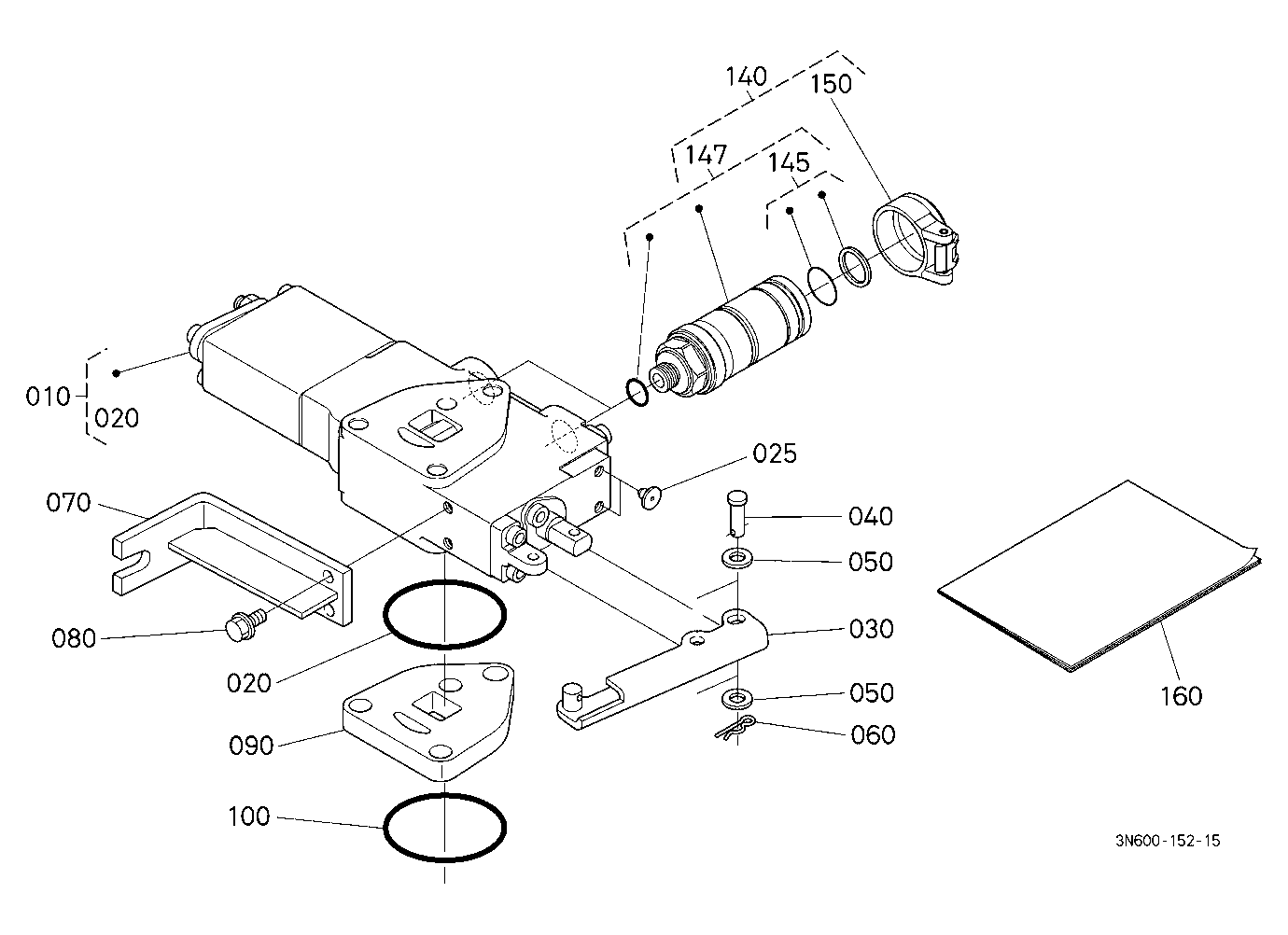 Auxiliary Control Valve Kit (Scd) (W/G No.M9517A)