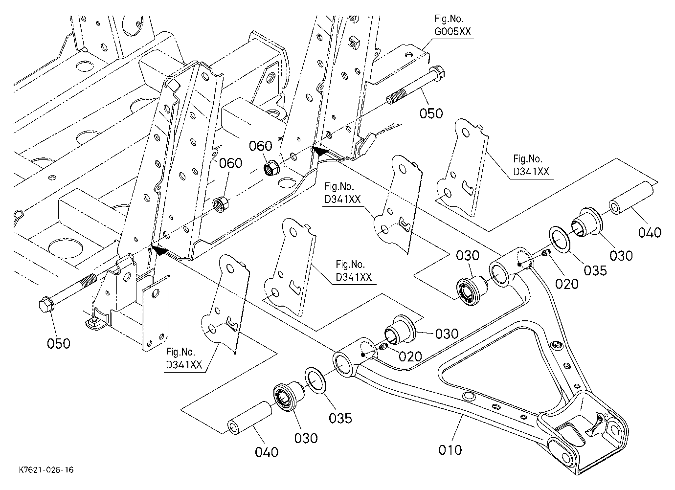 Rear Suspension Arm (Left Lower)