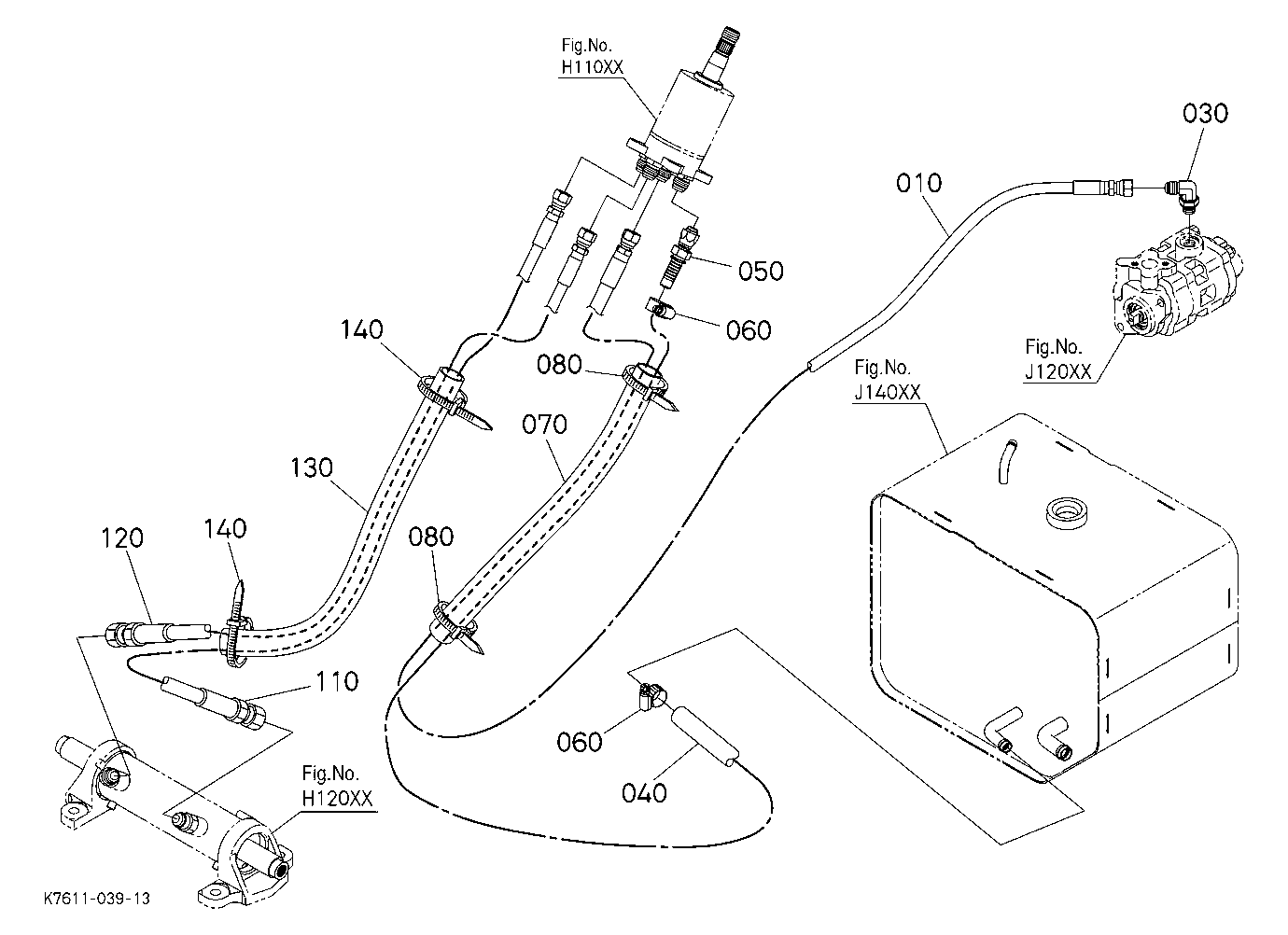 Hydraulic Oil Line (Steering)