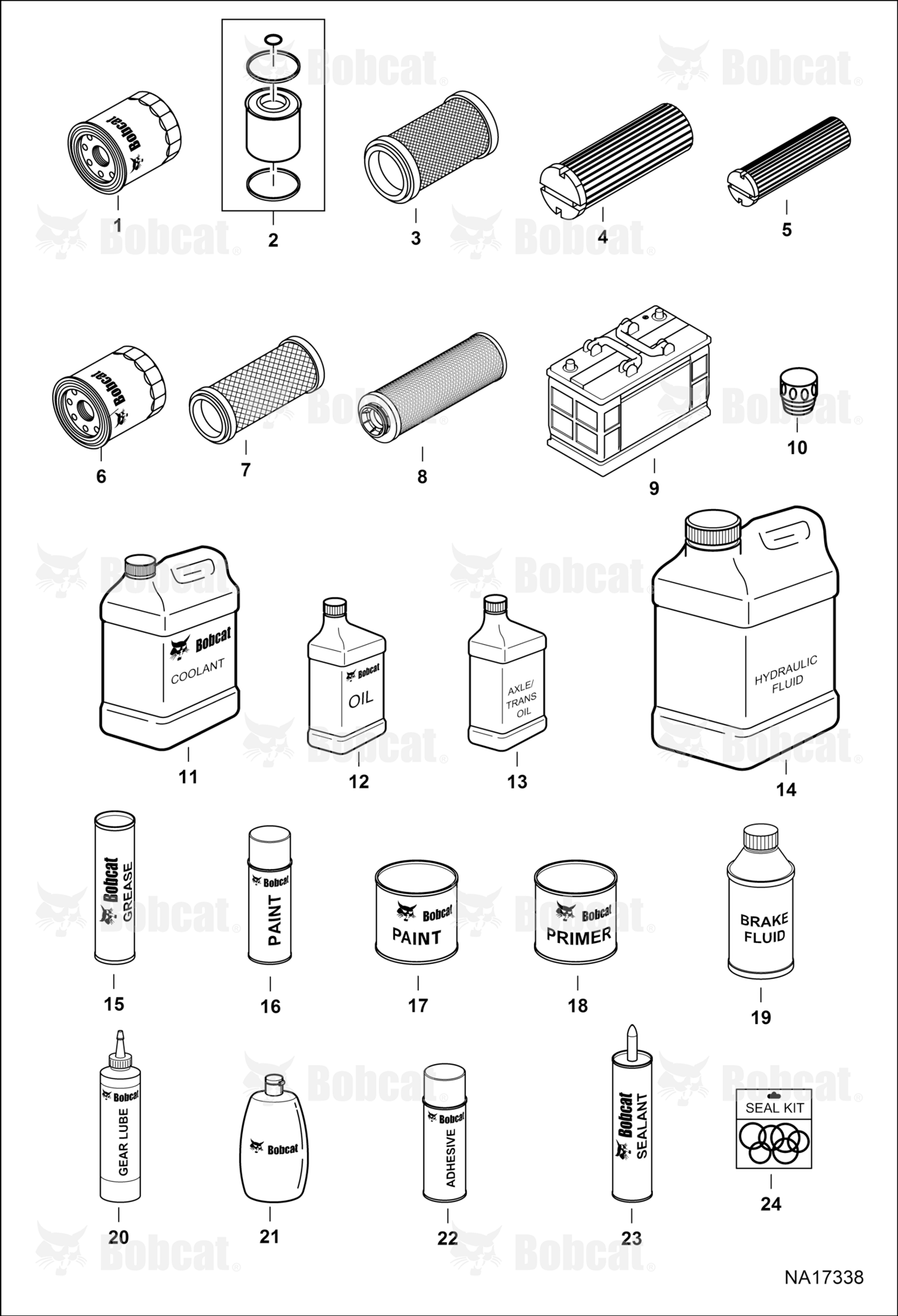Maintenance Items (Service Parts)