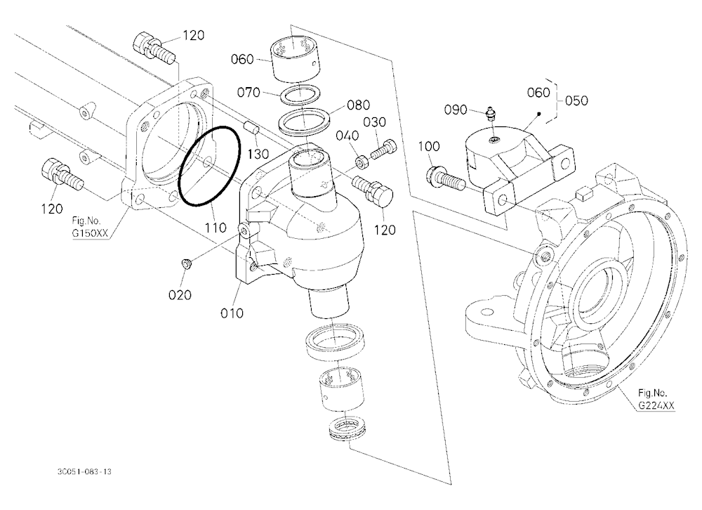 Bevel Gear Case Lh